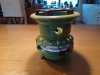 Emaille petroleumstel zonder kous en glaasje, Antiek en Kunst, Antiek | Emaille, Ophalen