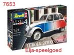 Revell 1:24 Citroen 2CV COCORICO 7653 eend modelbouw auto, Hobby en Vrije tijd, Ophalen of Verzenden, Nieuw, Auto, Revell
