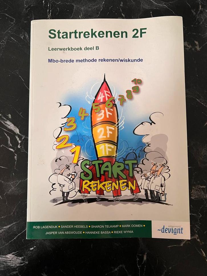 Startrekenen 2F Deel B Leerwerkboek, Boeken, Schoolboeken, Zo goed als nieuw, Wiskunde A, VMBO, Ophalen of Verzenden