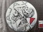 Ajax logo bord 40 cm, Ophalen of Verzenden, Nieuw