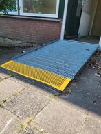 Oprijplaat/Drempelhulp gegalvaniseerd staal, Diversen, Rolstoelen, Ophalen, Zo goed als nieuw, Elektrische rolstoel