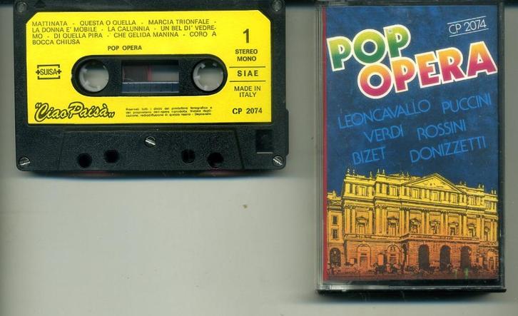 Pop Opera 18 nrs cassette ZGAN, Cd's en Dvd's, Cassettebandjes, Zo goed als nieuw, Origineel, Pop, 1 bandje, Ophalen of Verzenden