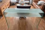 Mooie glazen bijzettafel ZGAN, Ophalen, 75 cm of meer, Modern, 60 cm of meer