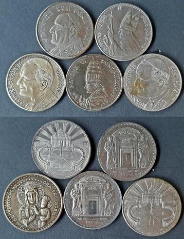5 penningen Vaticaan beschikbaar voor biedingen