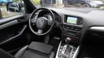 Audi Q5 2.0 TFSI Quattro S-line 211pk|PDC|Pano|Tr.haak|Full-, Automaat, 1730 kg, Zwart, 4 cilinders