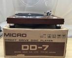🔴 MICRO SEIKI DD-7 🔴 INCL NIEUWE STOFKAP 🔴 SPEELKAAR 🔴, Audio, Tv en Foto, Platenspelers, Ophalen of Verzenden, Zo goed als nieuw