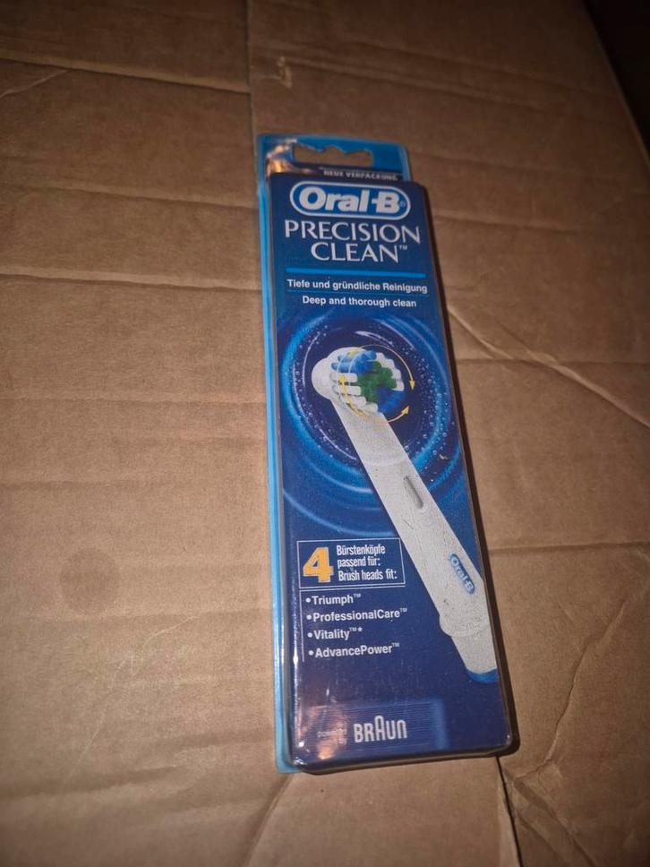 Partij Oral-B Precision Clean Opzetborstels, Sieraden, Tassen en Uiterlijk, Uiterlijk | Mondverzorging, Nieuw, Opzetborstel, Ophalen of Verzenden