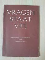 VRAGEN STAAT VRIJ  Vragen en antwoorden met mooie foto's, Ophalen of Verzenden, Gelezen