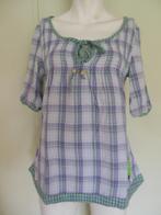 Zgan lila/groen wit tuniekblouse Brunotti Large 38-40-42, Maat 38/40 (M), Overige kleuren, Ophalen of Verzenden, Zo goed als nieuw
