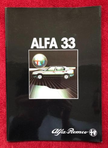 Alfa Romeo 33 folder 1983 34p. beschikbaar voor biedingen