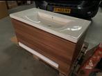 Badmeubel ideal standard 100cm walnut - nieuw, Zo goed als nieuw, Minder dan 100 cm, 25 tot 50 cm, 50 tot 100 cm