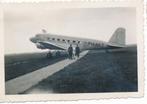 Oude foto Schiphol KLM Amsterdam vliegtuig, Verzamelen, Ophalen of Verzenden, 1920 tot 1940, Ongelopen, Noord-Holland