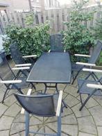 Prachtige Tuinset voor 6 persoons, Tuin en Terras, Tuinsets en Loungesets, Ophalen of Verzenden, Zo goed als nieuw