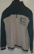 Trui/pullover met rits Broker's Line blauw/beige maat L, Kleding | Heren, Maat 52/54 (L), Blauw, Ophalen of Verzenden, Broker's Line