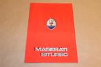 Originele Maserati reclame-uitgave Maserati Biturbo 1990, Ophalen of Verzenden, Zo goed als nieuw, Overige merken