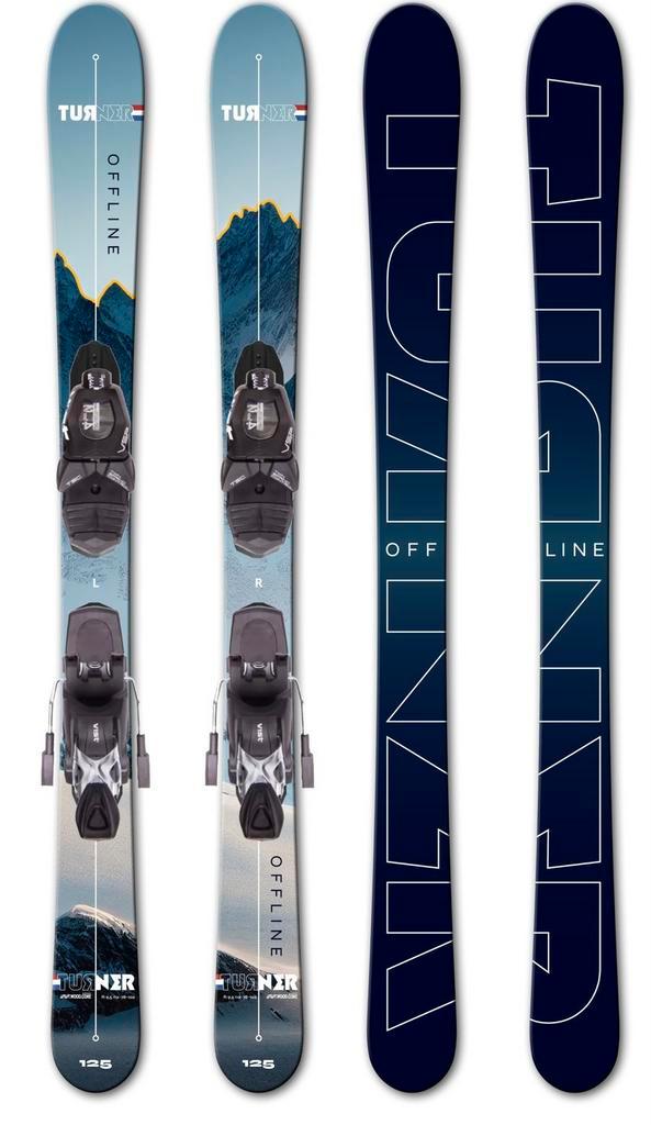 Shortski’s Turner Offline ‘save your knees’, Sport en Fitness, Skiën en Langlaufen, Zo goed als nieuw, Ski's, Skiën, Overige merken
