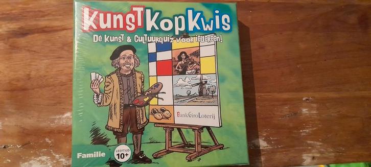 Collectorsitem: nieuwe KunstKopQuiz over Nederlandse cultuur, Hobby en Vrije tijd, Gezelschapsspellen | Kaartspellen, Nieuw, Ophalen of Verzenden