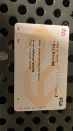 Dagkaart NS geldig t/m 31-12-2025, Tickets en Kaartjes, Eén persoon, Trein, Algemeen kaartje