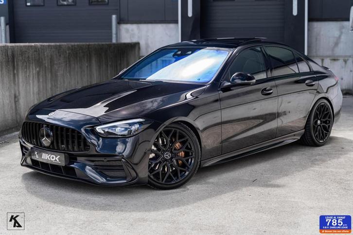 Mercedes-Benz C300 AMG | 2021 | H&R C63S | Premium-Luxe, Auto's, Mercedes-Benz, Bedrijf, Te koop, C-Klasse, 360° camera, ABS, Achteruitrijcamera