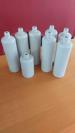 8 Antieke Jenever Kruiken van Aardewerk, Ophalen of Verzenden