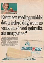Retro reclame 1965 Leeuwenzegel vers van de melkman zuivel, Verzenden, Overige typen