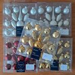 Partij 5 pak mini kerstballen met piek van 15 euro voor, Diversen, Kerst, Ophalen of Verzenden, Nieuw