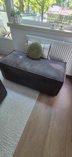 Be pure poef rodeo wood, Huis en Inrichting, Banken | Voetenbanken en Poefen, Ophalen, Zo goed als nieuw, Leer, Modern