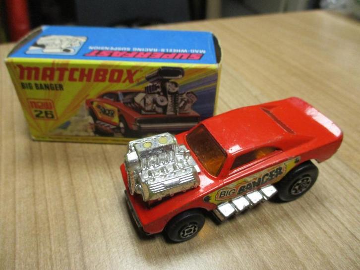 1972 MATCHBOX SUPERFAST BIG BANGER met doosje, Verzamelen, Speelgoed, Gebruikt, Verzenden