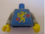 Lego Castle Minifig Torso Castle Guard Lion Standing Yellow, Kinderen en Baby's, Speelgoed | Duplo en Lego, Ophalen of Verzenden