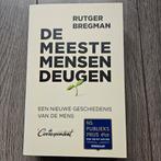 Rutger Bregman - De meeste mensen deugen, Boeken, Ophalen of Verzenden, Zo goed als nieuw, Rutger Bregman