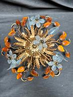 Italiaanse Vintage Bloemenplafonniere van Banci Firenze ‘70, Ophalen of Verzenden, Gebruikt, Glas