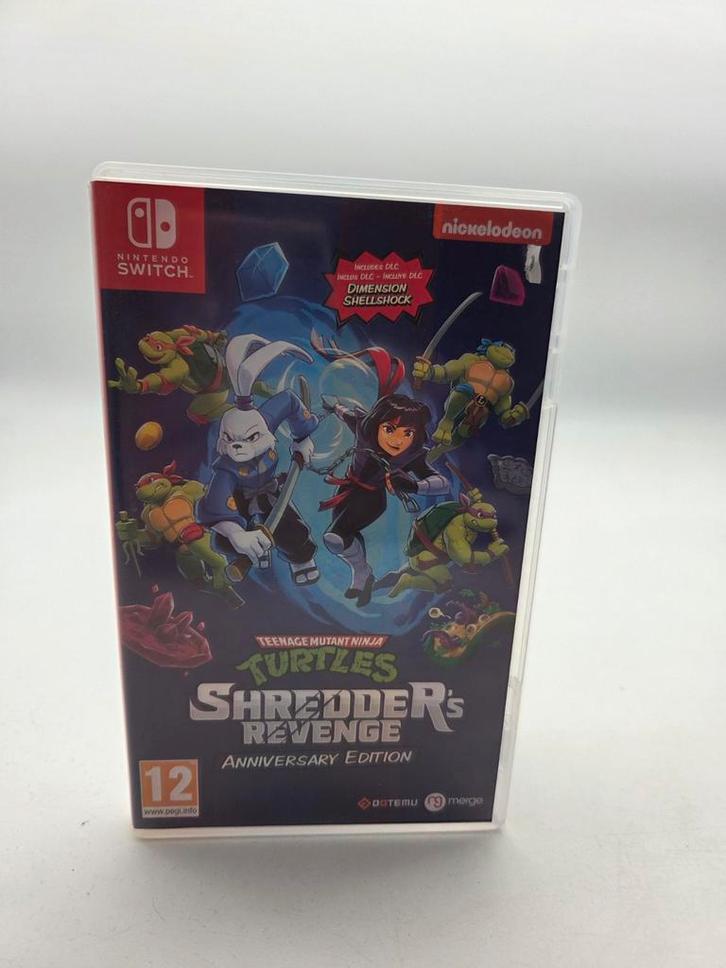 TMNT: Shredder's Revenge Anniversary Edition, Spelcomputers en Games, Games | Nintendo Switch, Zo goed als nieuw, Avontuur en Actie