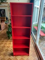Rode boekenkast - Billy, Ophalen, Met plank(en), 50 tot 100 cm, Zo goed als nieuw
