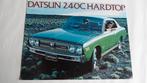 Datsun 240C Hardtop oldtimerauto folder, Verzenden, Gelezen, Overige merken