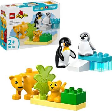 LEGO DUPLO Families van wilde dieren: pinguïns en leeuwen beschikbaar voor biedingen