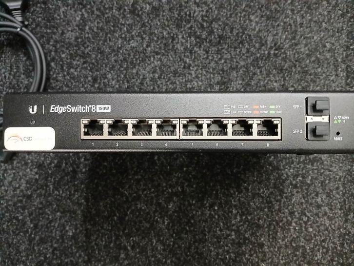 Edgeswitch8 150W, Computers en Software, Netwerk switches, Zo goed als nieuw, Ophalen of Verzenden