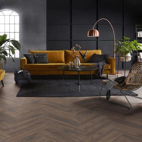 Visgraat Laminaat Oak Forest Natuur 10mm dik €19,95m2, Huis en Inrichting, Stoffering | Vloerbedekking, Nieuw, Laminaat, Bruin