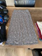 Panterprint rokje met split, Kleding | Dames, Rokken, Bruin, Verzenden, Maat 36 (S), Gedragen