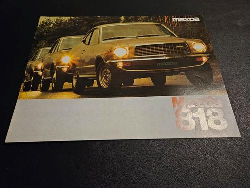 Brochure Mazda 818 1976, Boeken, Auto's | Folders en Tijdschriften, Zo goed als nieuw, Mazda, Ophalen of Verzenden