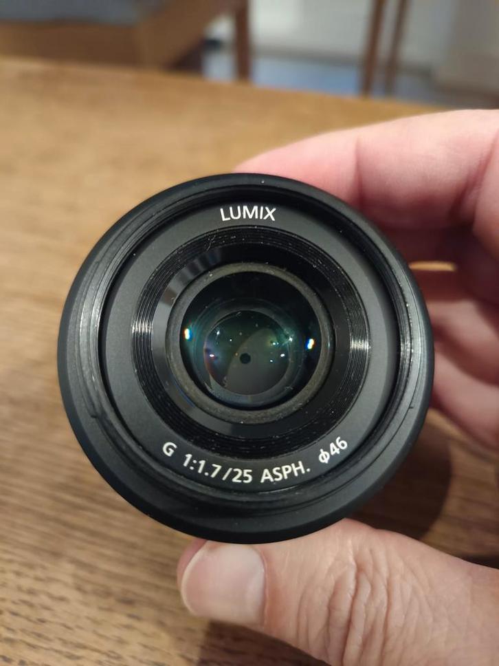 Lumix H-H025 25mm f/1.7 ASPH Lens, Audio, Tv en Foto, Fotografie | Lenzen en Objectieven, Zo goed als nieuw, Standaardlens, Ophalen of Verzenden
