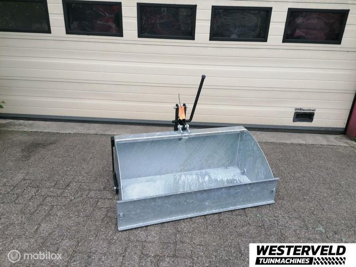 Nieuwe grondbak 120 cm t.b.v. mini tractoren, Zakelijke goederen, Agrarisch | Werktuigen
