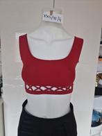 Crop top maat XXS/32, Blauw, Ophalen of Verzenden, Zo goed als nieuw, Zonder mouw