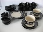 Servies zwart assorti: bordjes, kop en schotels, schaaltjes, Huis en Inrichting, Keuken | Servies, Overige typen, Nieuw, Ophalen of Verzenden