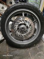Honda motorvelg met Michelin Pilot Active 110/80-17 band, Ophalen of Verzenden