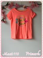 T-shirt flamingo neon kleur maat 110, Meisje, Primark, Gebruikt, Ophalen of Verzenden