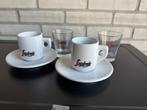 Espresso kopje met bijpassend glas, Verzamelen, Ophalen, Zo goed als nieuw, Kop en/of schotel