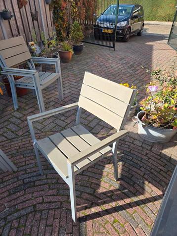 Tuinstoel - Aluminium/Kunststof beschikbaar voor biedingen