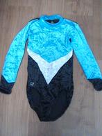 TEMA TT TURN - TEMATURN GYMNASTICS turnpakje zwart blauw wit, Meisje, Sport- of Zwemkleding, Ophalen of Verzenden, Zo goed als nieuw