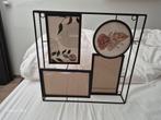 Te koop 2 zwarte fotolijstjes metaal, Minder dan 50 cm, Metaal of Aluminium, Ophalen of Verzenden, Zo goed als nieuw