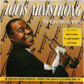 CD=>sale LOUIS ARMSTRONG - 16 Greatest Hits  beschikbaar voor biedingen